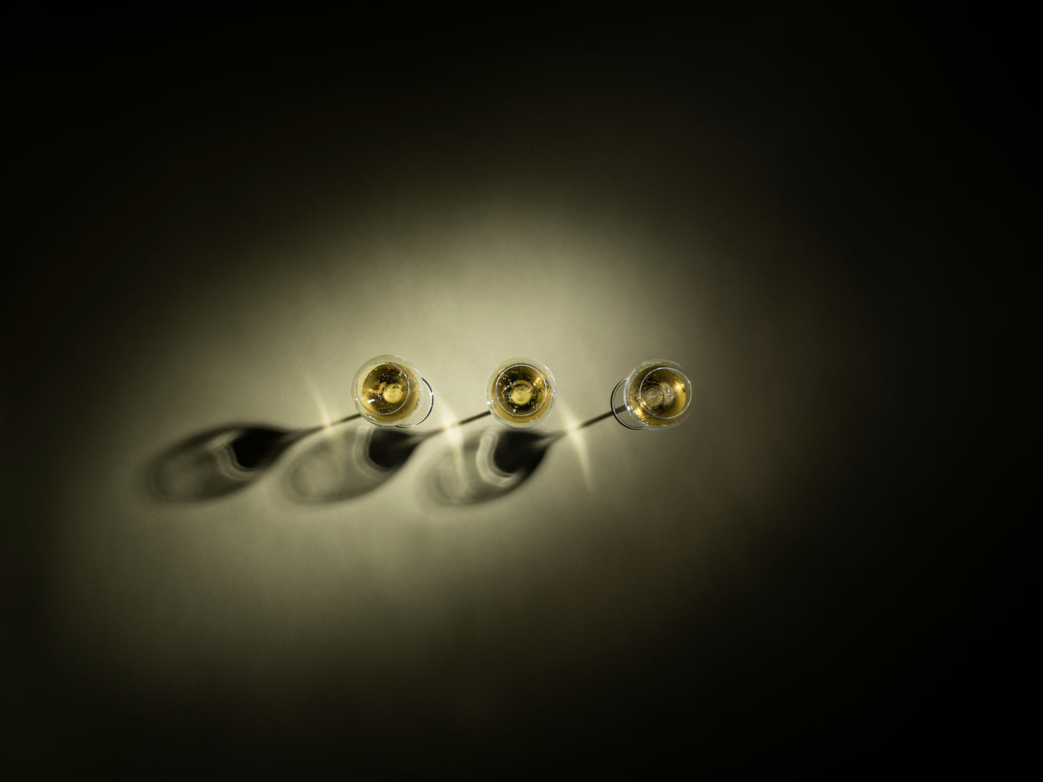 3 Glasses Chamapgne Grand Cru